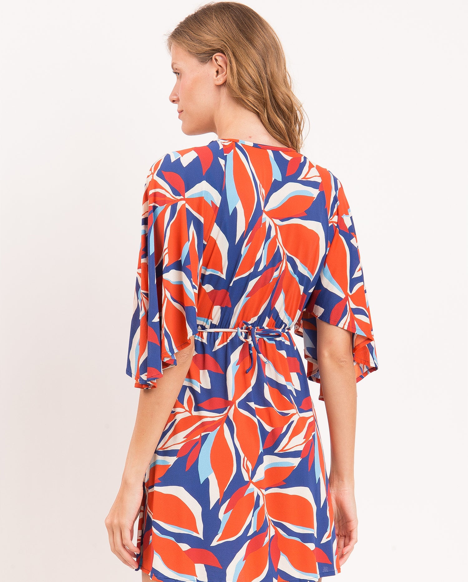 Image 07: Rio De Sol Mini Dress Leaves Mini Dress