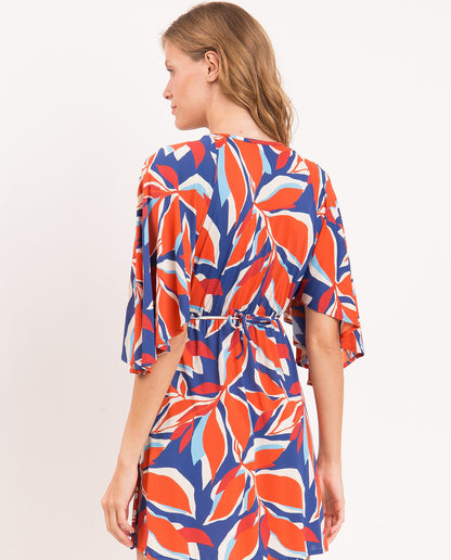 Image 07: Rio De Sol Mini Dress Leaves Mini Dress