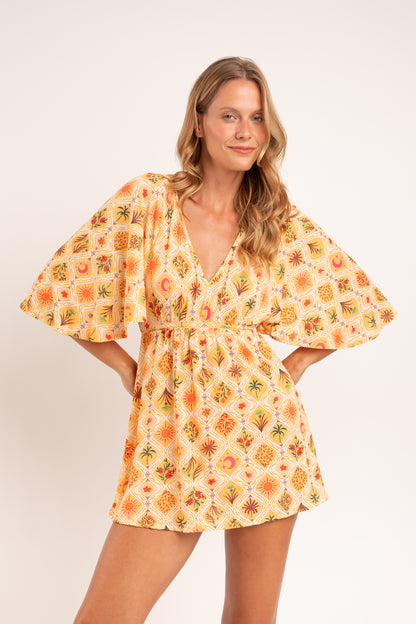 Image 06: Rio De Sol Mini Dress Mosaico Mini Dress