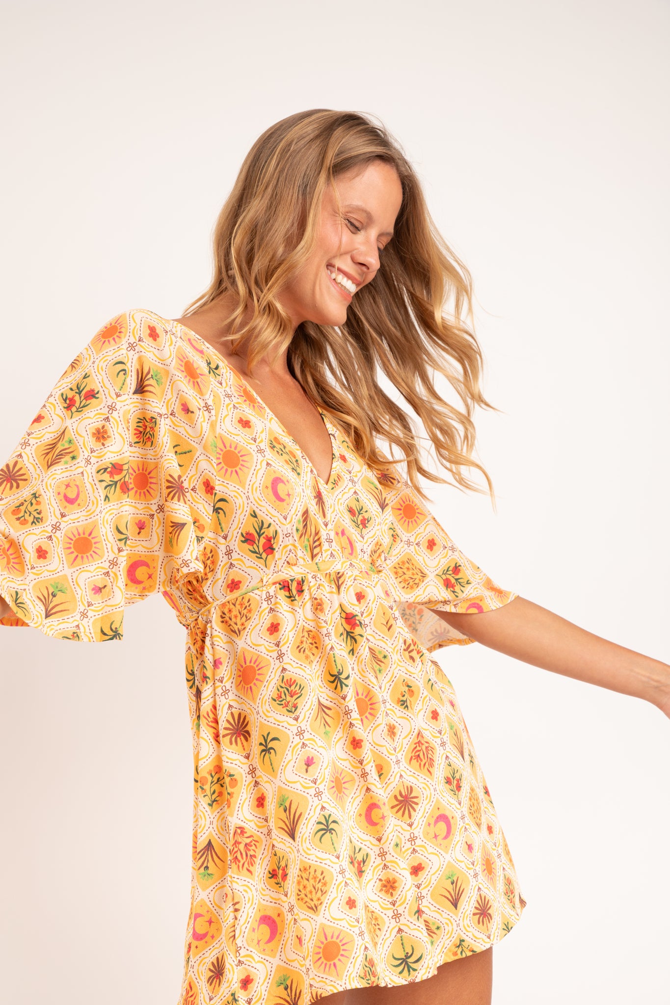 Image 08: Rio De Sol Mini Dress Mosaico Mini Dress