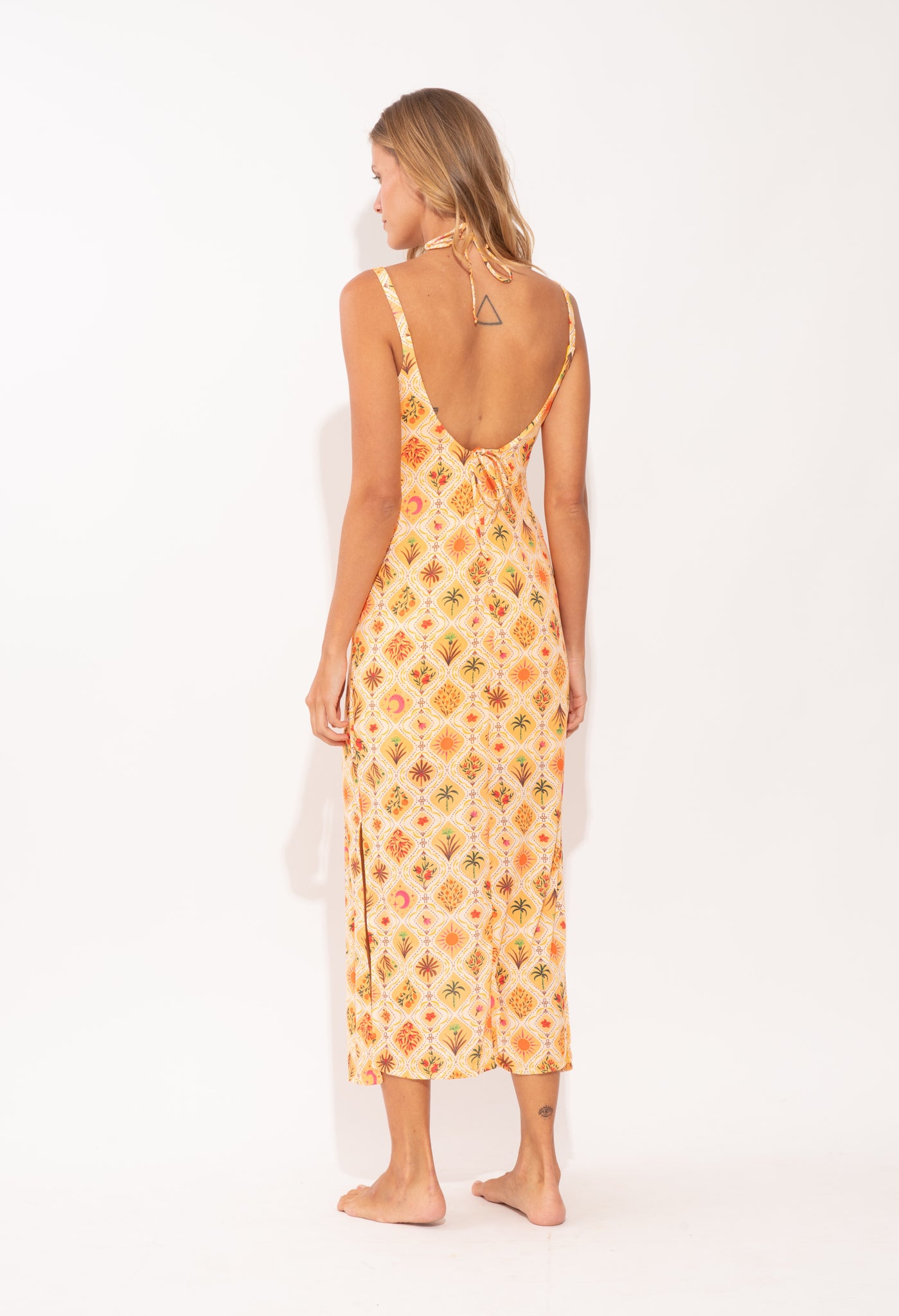 Model Back: Rio De Sol Maxi Dresses Mosaico Saida Yara
