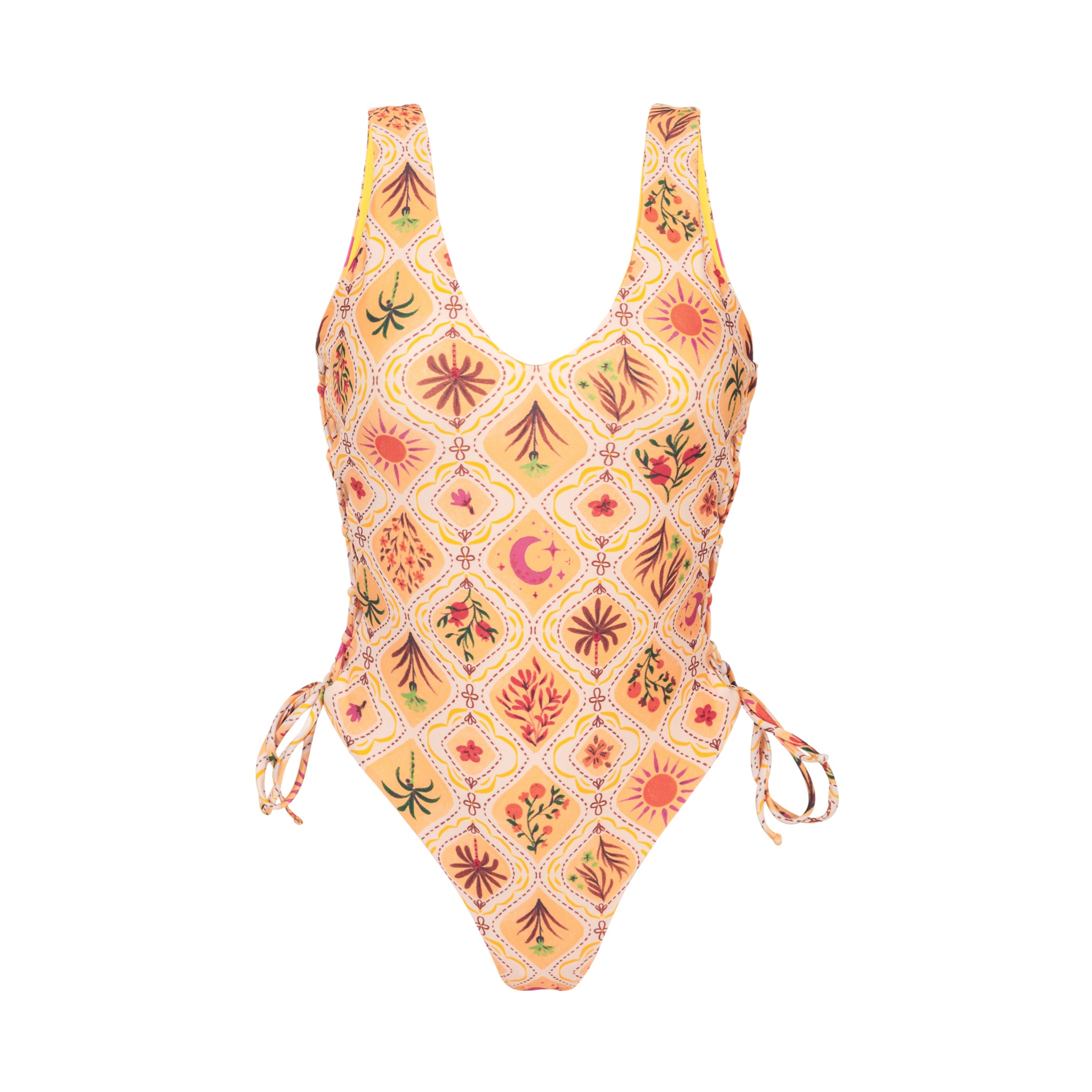 Product Front: Rio De Sol One-Piece Mosaico Zoe
