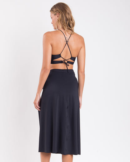 Image 05: Rio De Sol Beach Skirt Nero Long-Skirt-Knot