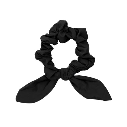 Product Front: Rio De Sol Hair Accessory Nero Scrunchie