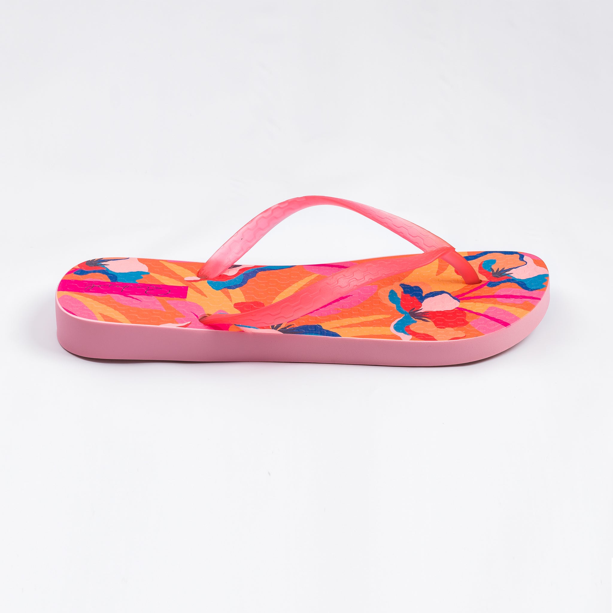 Image 03: Rio De Sol Flip-Flop Orange Bloom Slim