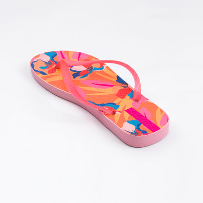 Image 04: Rio De Sol Flip-Flop Orange Bloom Slim
