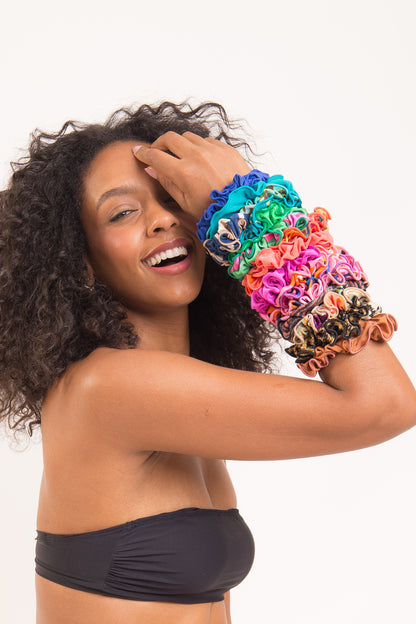 Image 03: Rio De Sol Hair Accessory Pottery Scrunchie