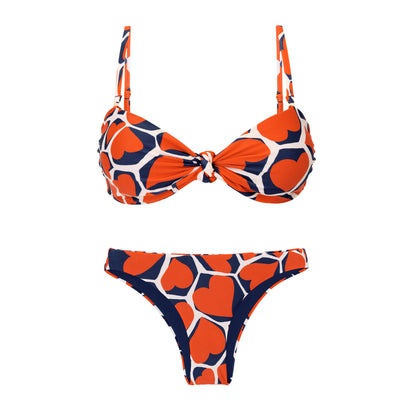 Product Front: Rio De Sol Set Set Amore-Red Bandeau-Joy Essential