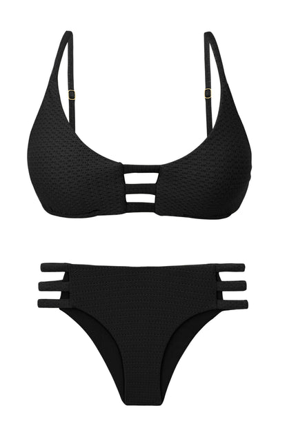 Product Front: Rio De Sol Set Set Bora-Black Bra-Trio Madrid-Trio