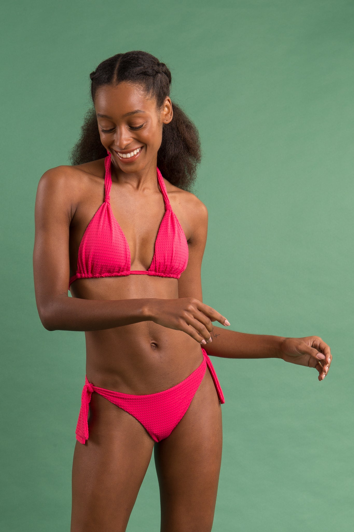 Image 12: Rio De Sol Set Set Dots-Virtual-Pink Mel Italy