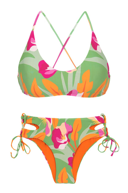 Product Front: Rio De Sol Set Set Green-Bloom Bralette Madrid