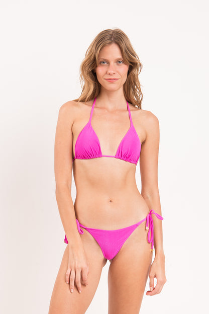Model Front: Rio De Sol Set Set Malibu-Rosa Tri-Inv Cheeky-Tie