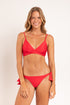 Model Front: Rio De Sol Set Set Microfibra-Chic-Red Paola Italy