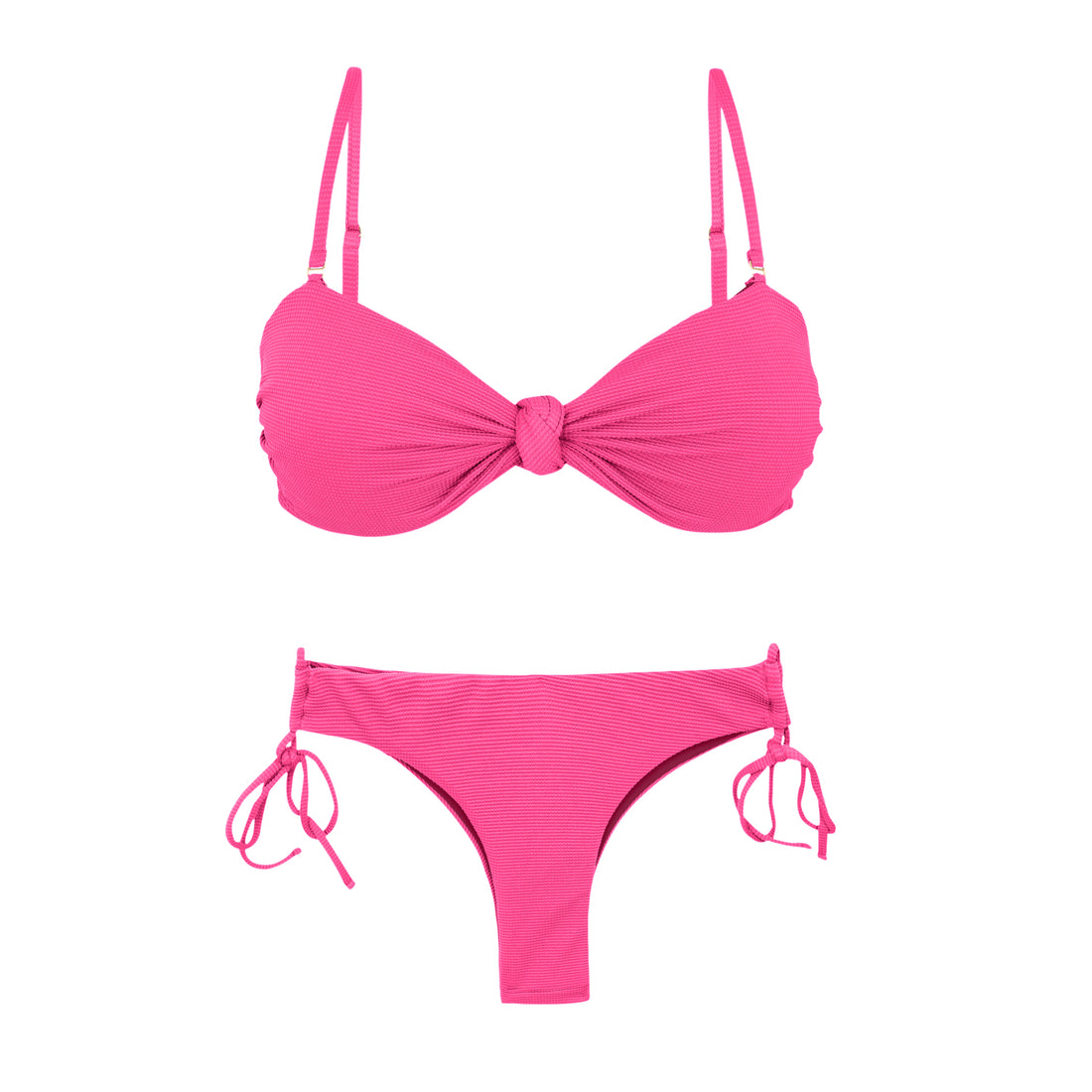 Product Front: Rio De Sol Set Set Mtx-Ultrapink Bandeau-Joy Angel