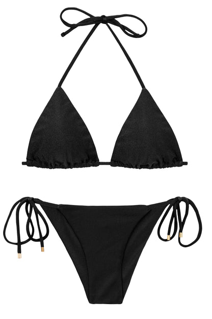 Product Front: Rio De Sol Set Set Shimmer-Black Tri-Inv Cheeky-Tie