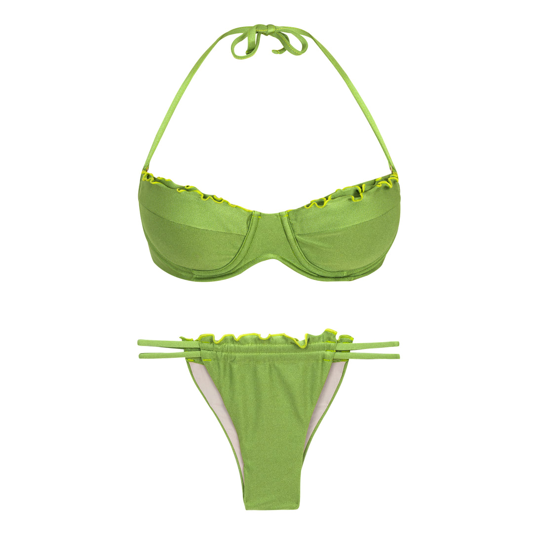 Product Front: Rio De Sol Set Set Shimmer-Botanica Balconet-Frufru Pipa-Frufru