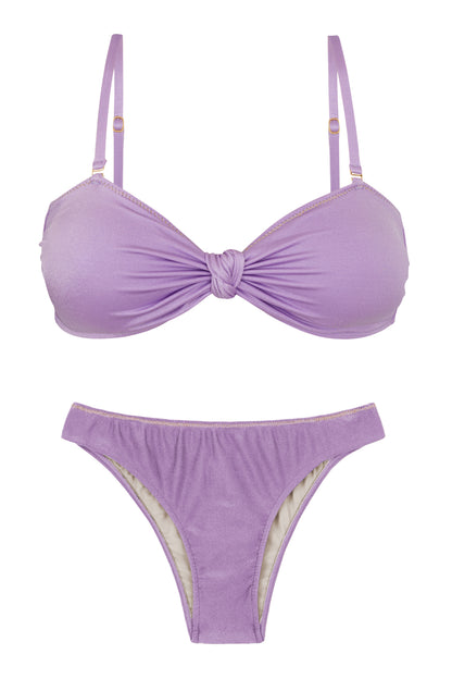 Product Front: Rio De Sol Set Set Shimmer-Harmonia Bandeau-Joy Essential