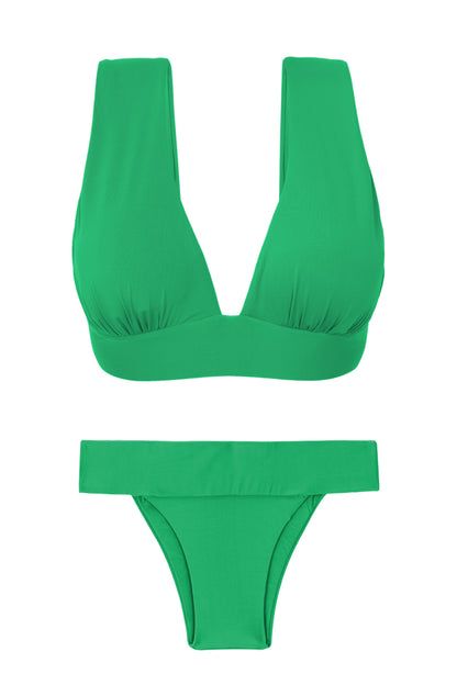 Product Front: Rio De Sol Set Set Tambourine Halter-Marina Essential-Cos