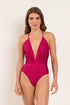 Model Front: Rio De Sol One-Piece Shimmer-Desejo New Vegas