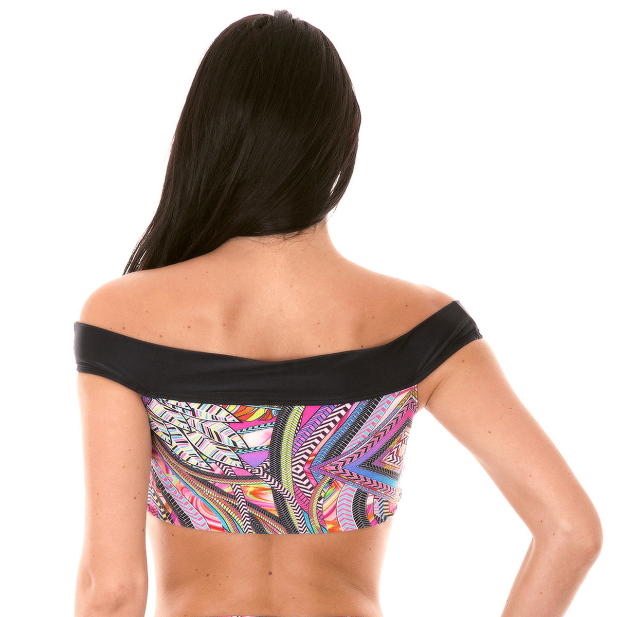 Model Back: Rio De Sol Top Soutien Samarcanda Offshoulder