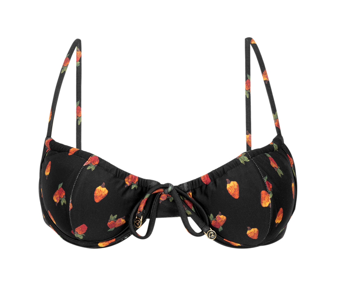 Product Front: Rio De Sol Top Top Cashew Balconet-Tie