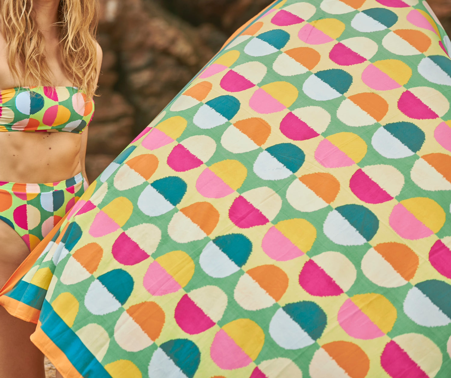 Image 09: Rio De Sol Top Top Garden-City Bandeau-Reto