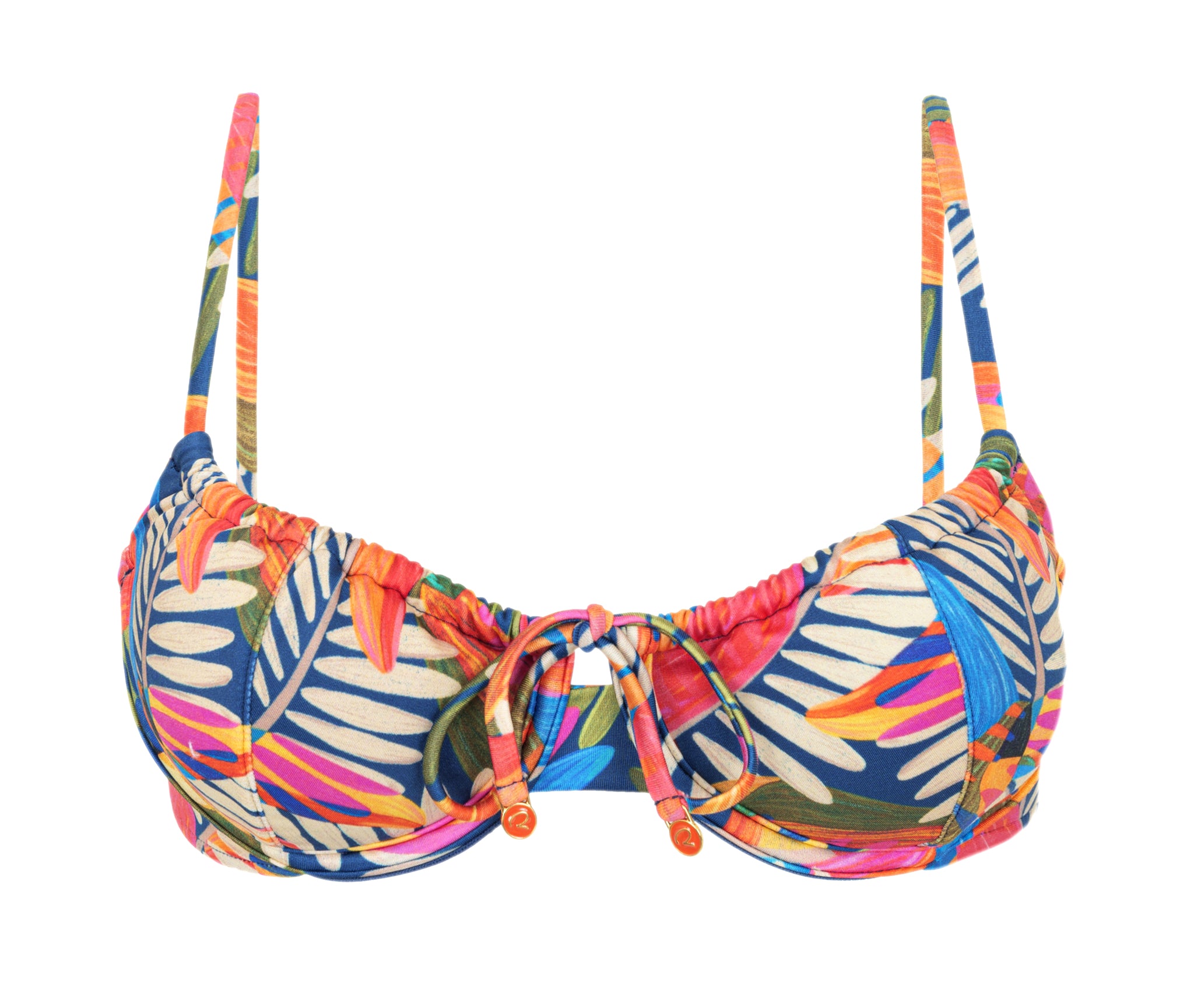Product Front: Rio De Sol Top Top Jungle Balconet-Tie