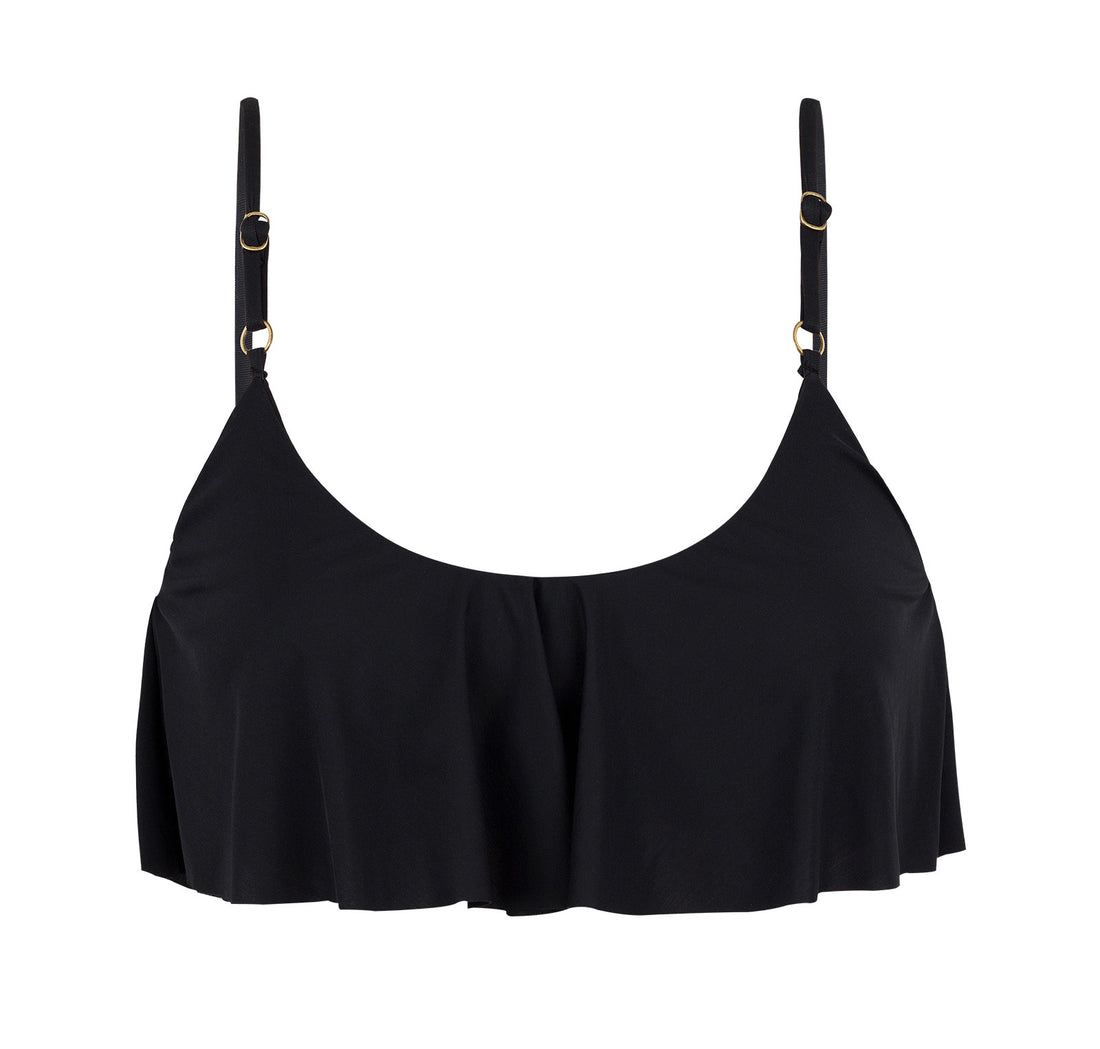 Product Front: Rio De Sol Top Top Leopardo Black Babado