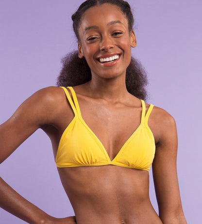 Image 08: Rio De Sol Top Top Malibu-Yellow Tri-Duo