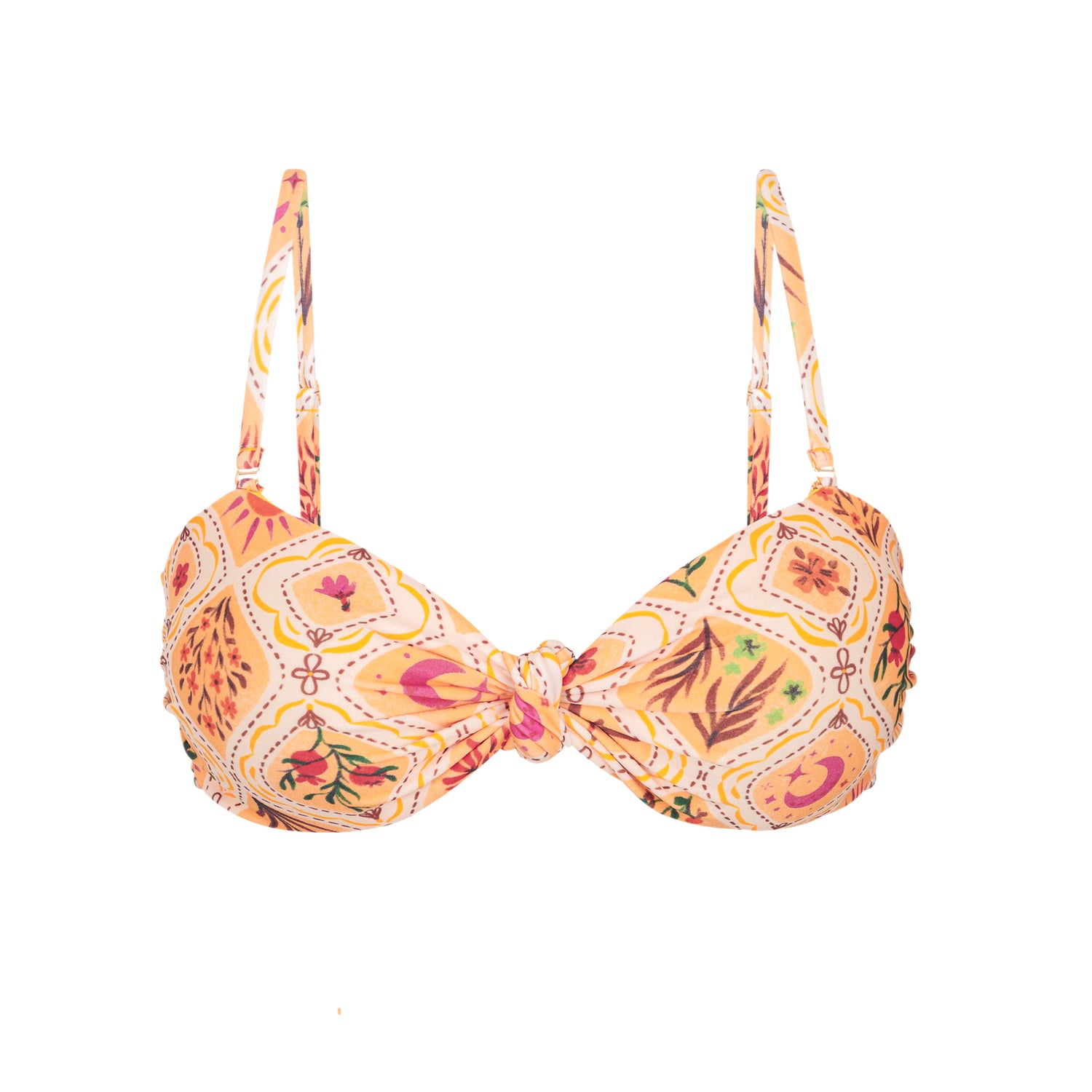 Product Front: Rio De Sol Top Top Mosaico Bandeau-Joy