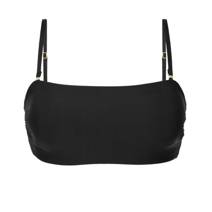 Product Front: Rio De Sol Top Top Nero Bandeau-Reto