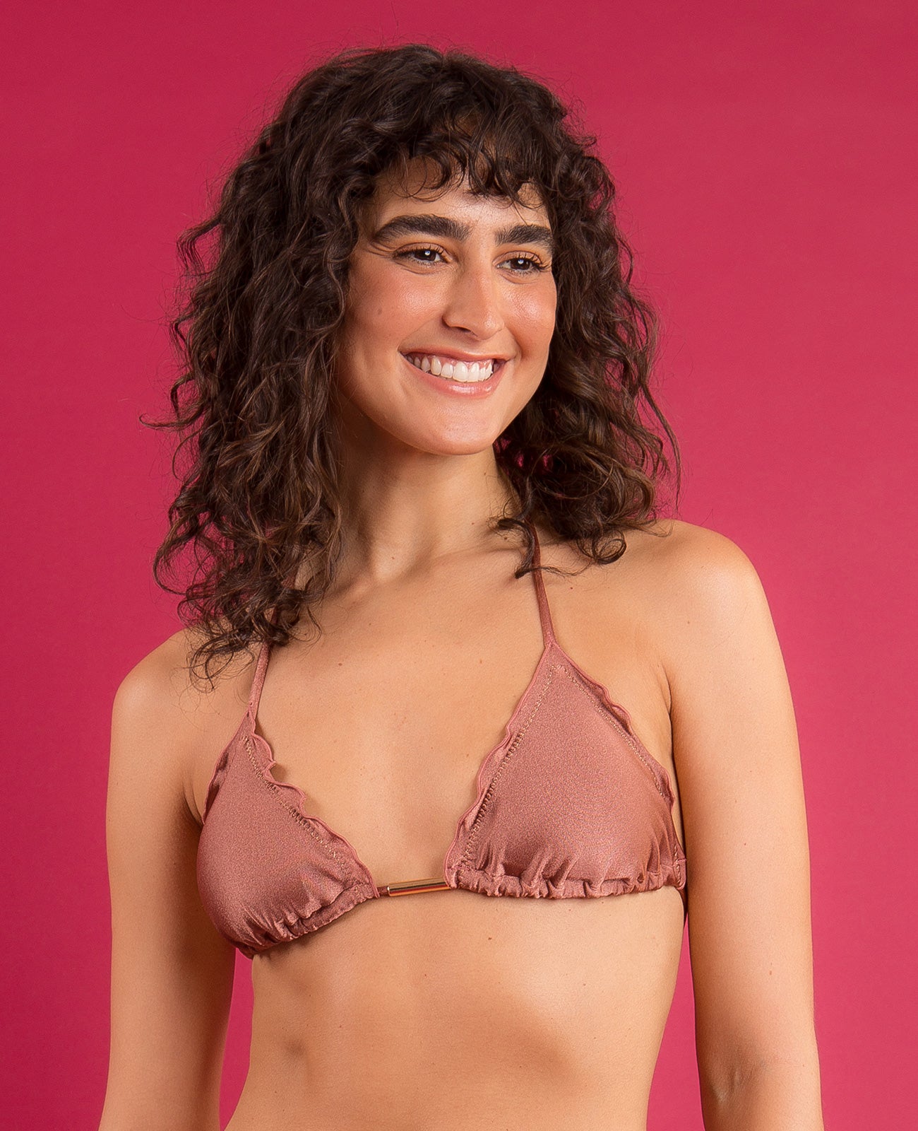 Image 09: Rio De Sol Top Top Shimmer-Copper Frufru