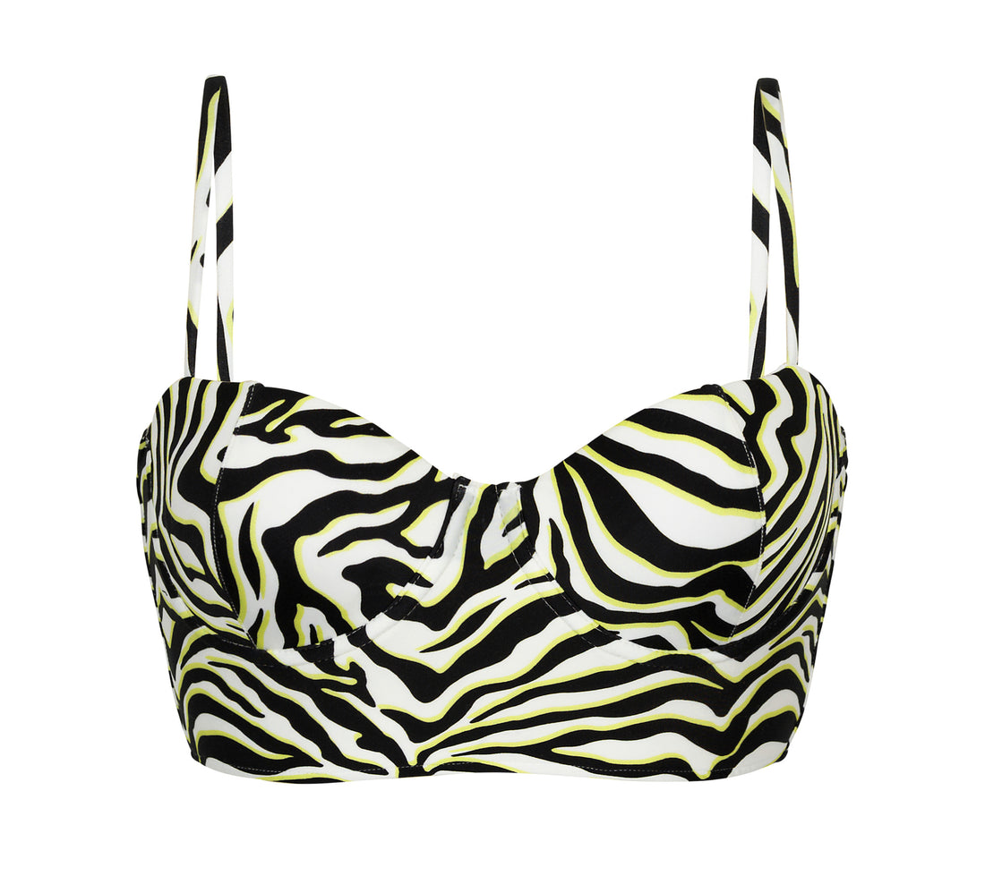 Product Front: Rio De Sol Top Top Wild-Black Balconet-Anna