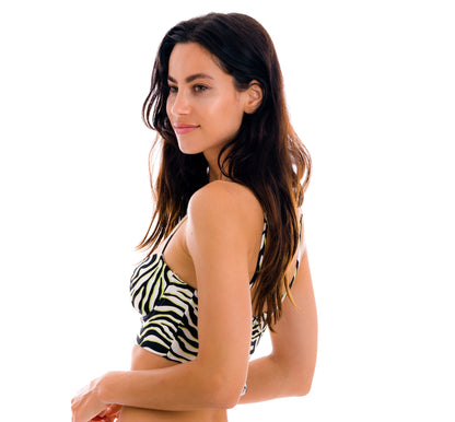 Image 08: Rio De Sol Top Top Wild-Black Balconet-Anna