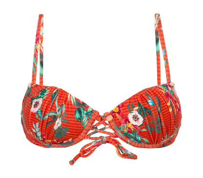 Product Front: Rio De Sol Top Top Wildflowers Balconet-Pushup