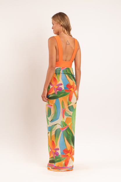 Model Back: Rio De Sol Pareo Tropical Canga