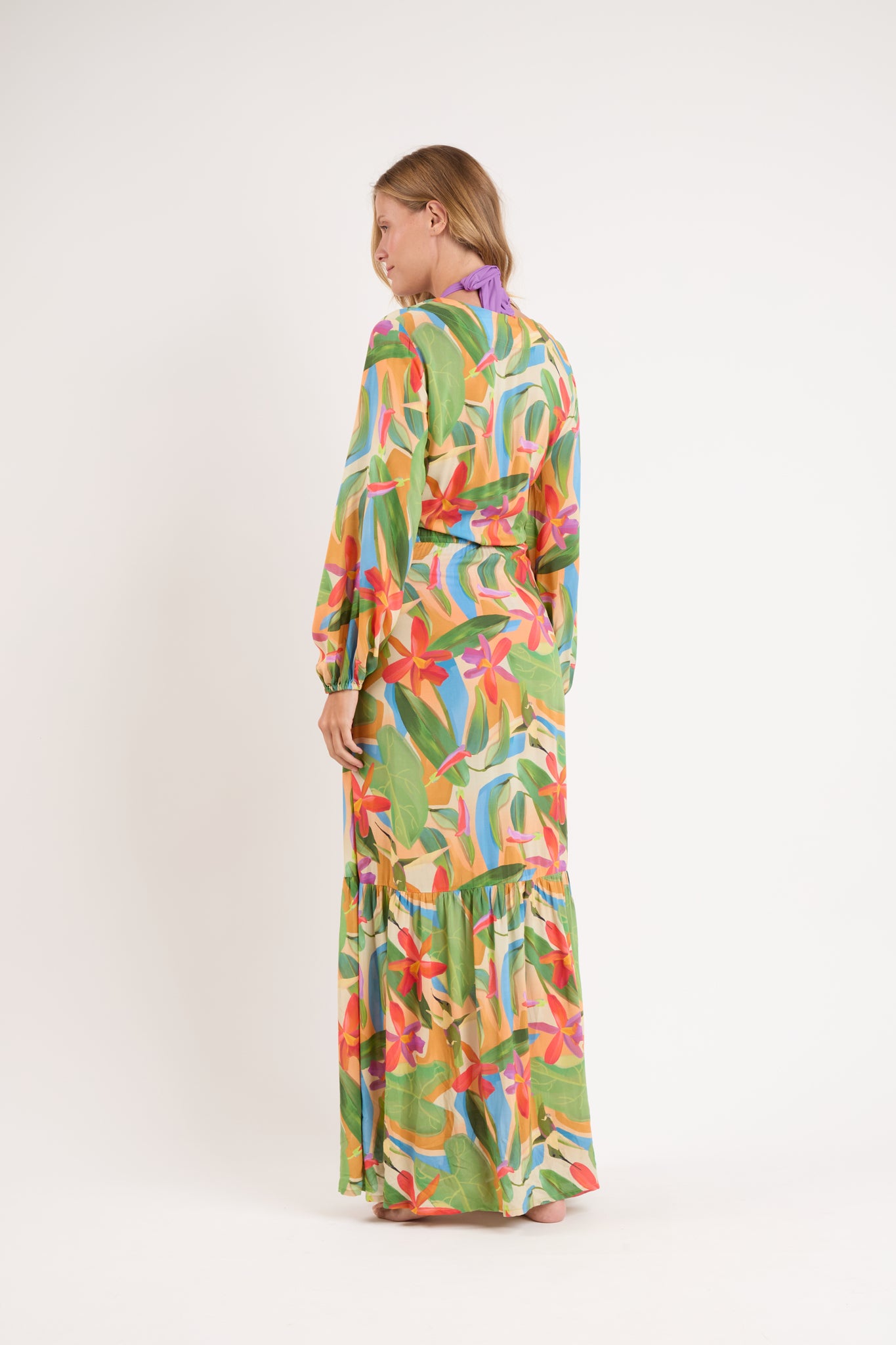 Image 05: Rio De Sol Maxi Dresses Tropical Long Dress Verona