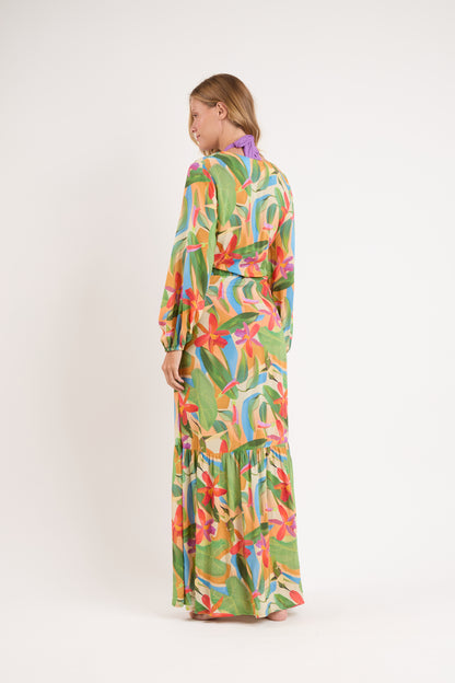 Image 05: Rio De Sol Beach Dresses Tropical Long Dress Verona