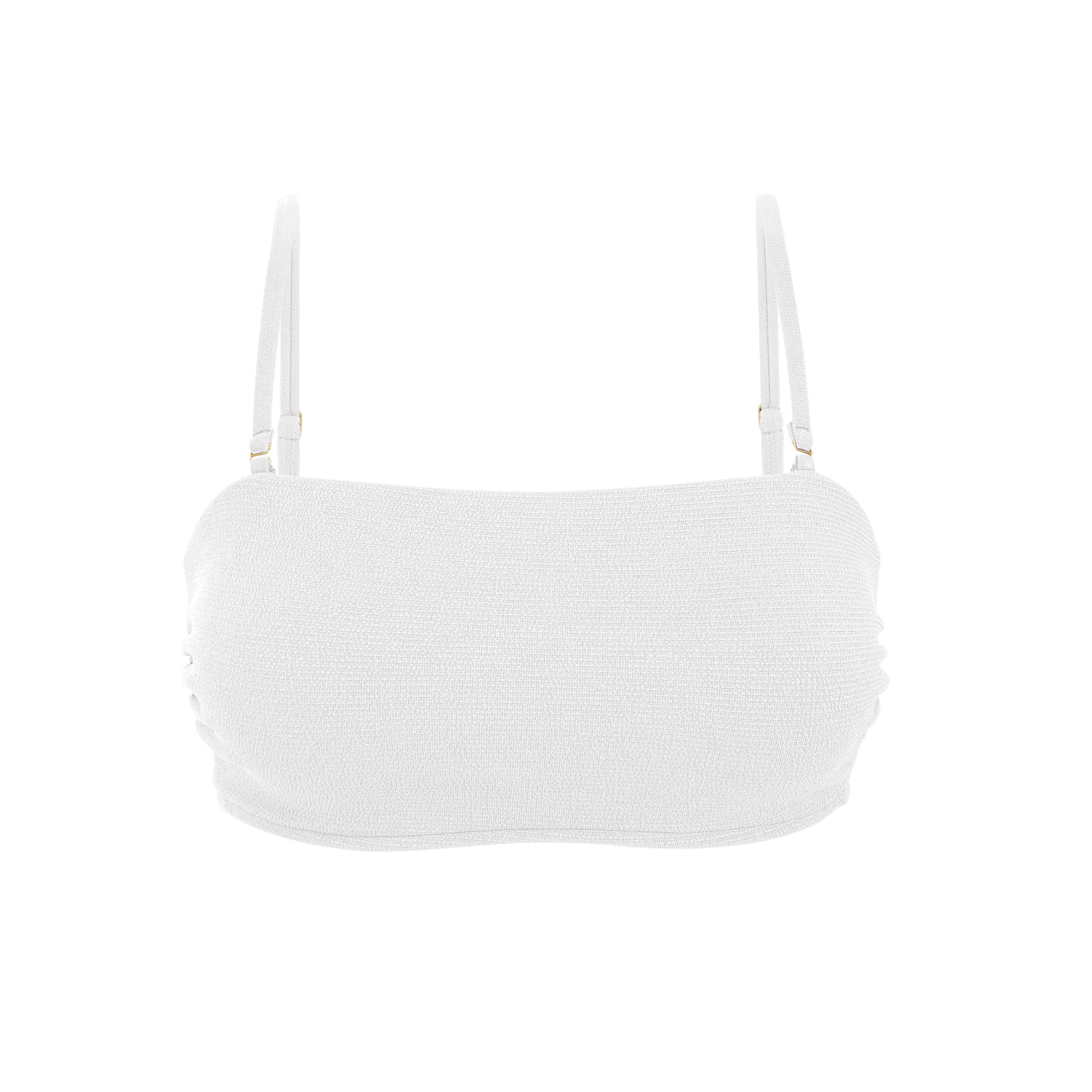 Top Sand-White Bandeau-Reto