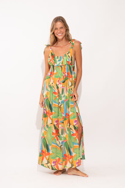 Tropical Long Dress Chiara