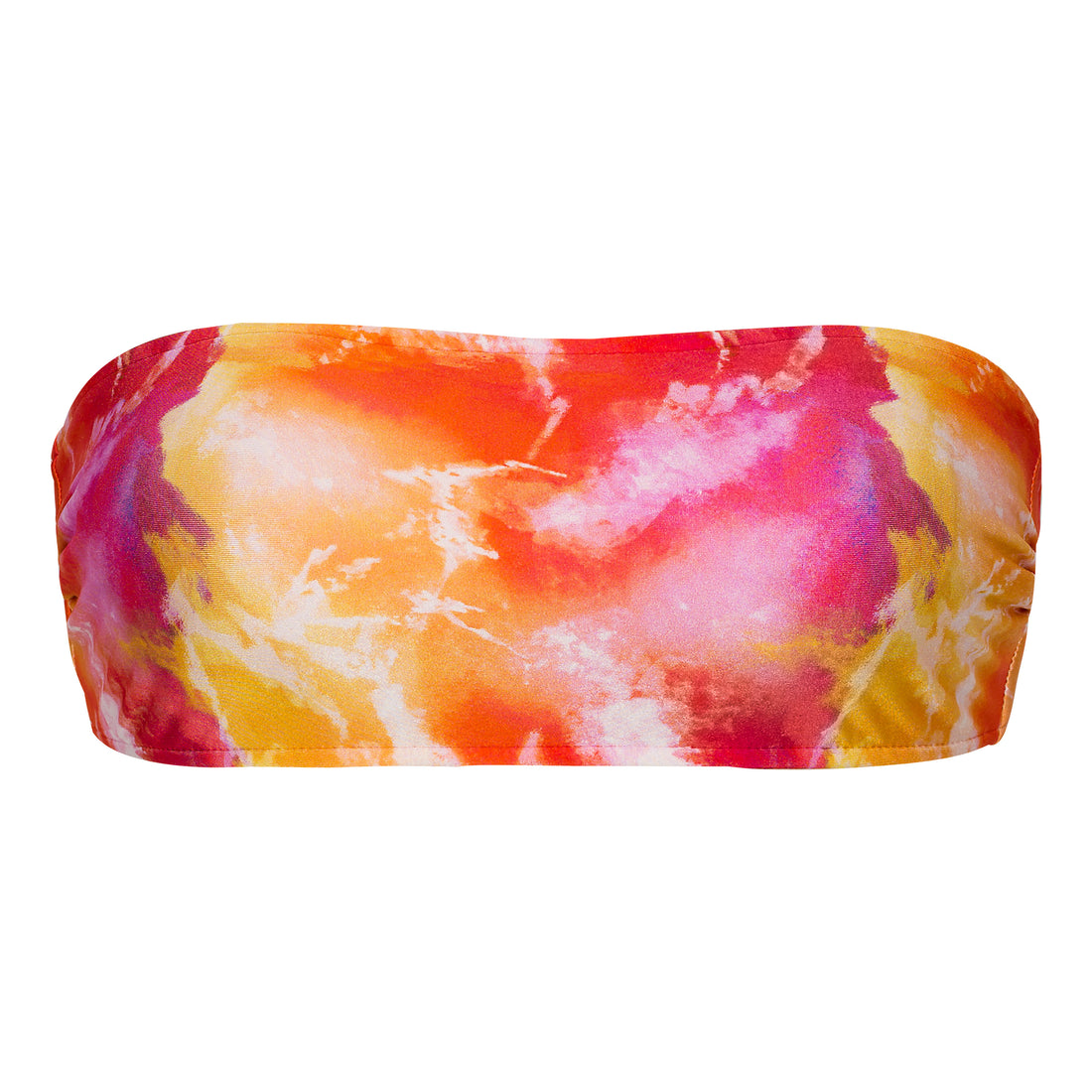 Top Tiedye-Red Bandeau-Reto